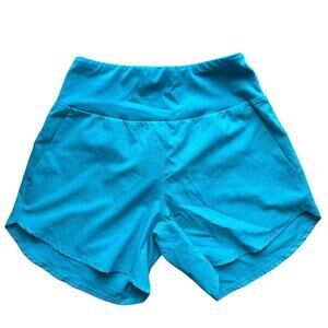 G4 Free Shorts Small Women’s Activewear Running Shorts Teal Blue outerwear